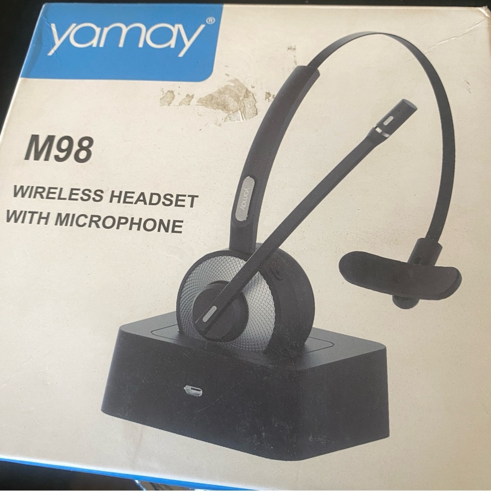 M98 Black Wireless Headset with Microphone